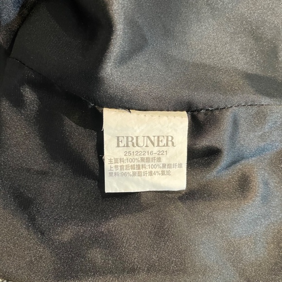 Eruner Satin and Geometric Print Brocade Fit and Flare Dress - Picture 7 of 8